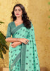 Fair Green Woven Linen Silk Saree