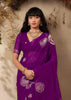 Rich Purple Woven Soft Silk Saree
