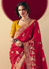 Bridal Red Woven Banarasi Silk Saree