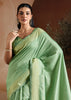 Summer Green Woven Banarasi Silk Saree