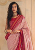 Red Printed Soft Silk Saree