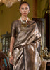 Turkish Black Dual Tone Kanjivaram Silk Saree