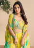 Cyber Yellow Designer Indo Western Set