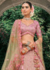 Pink Heavy Embroidered Designer Lehenga