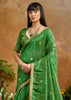 Sage Green Woven Banarasi Silk Saree