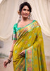Mehndi Green Woven Patola Silk Saree