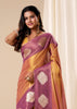 Golden Glow Woven Tissue Silk Saree