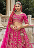 Bright Pink Heavy Embroidered Designer Lehenga