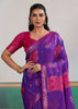 Deep Purple Banarasi Silk Saree