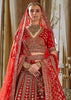 Festive Red Heavy Embroidered Designer Lehenga