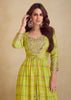 Golden Green Garb Indo Fusion Styles