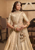 Off White Banarasi Designer Lehenga