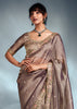 Steeple Grey Designer Silk Saree