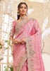 Blush Pink Embroidered Designer Saree
