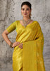 Yellow Woven Kanjivaram Silk Saree
