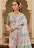 Multicolor Designer Embroidered Silk Saree