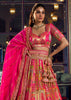 Fuchsia Pink Heavy Banarasi Designer Lehenga