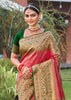 Bridal Pink Woven Banarasi Silk Saree