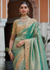 Rama Green Bead Work Kanjivaram Soft Silk Saree