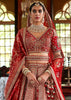 Bridal Red Heavy Embroidered Designer Lehenga