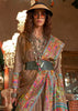 Mount Brown Madhubani Printed Saree