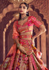 Pink Banarasi Silk Embroidered Lehenga