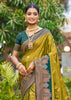 Oasis Green Dual Tone Woven Banarasi Silk Saree