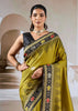 Palm Green Patola Silk Saree