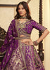 Royal Purple Banarasi Designer Lehenga