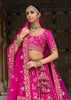 Pink Heavy Embroidered Designer Lehenga