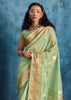 Fair Green Woven Paithani Tissue Silk Saree
