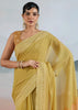 Aurora Yellow Woven Cotton Saree
