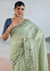 Fair Green Woven Tissue Silk Saree