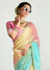 Multicolour Shaded Ombre Banarasi Tissue Saree