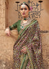 Medium Green Printed Patola Saree