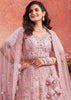 Blushing Pink Net Embroidered Bridal Lehenga
