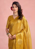Golden Glow Woven Tissue Silk Saree