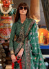 Hunter Green Printed Soft Silk Saree