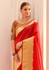 Bridal Red Woven Banarasi Silk Saree