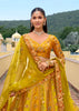 Regal Yellow Embroidered Lehenga