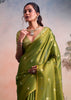 Light Green Woven Tissue Silk Saree