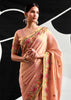 Soft Pink Woven Tissue Silk Saree