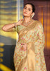 Pale Green Woven Banarasi Silk Saree With Brocade Blouse