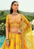 Haldi Yellow Embroidered Stitched Designer Lehenga