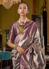 Magic Purple Dual Tone Kanjivaram Silk Saree
