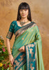 Fair Green Woven Banarasi Silk Saree