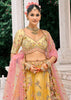 Yellow Heavy Embroidered Designer Lehenga