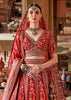 Beautiful Red Heavy Embroidered Designer Lehenga