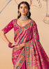 Princess Pink Designer Embroidered Saree