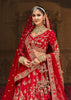 Wedding Red Heavy Embroidered Designer Lehenga